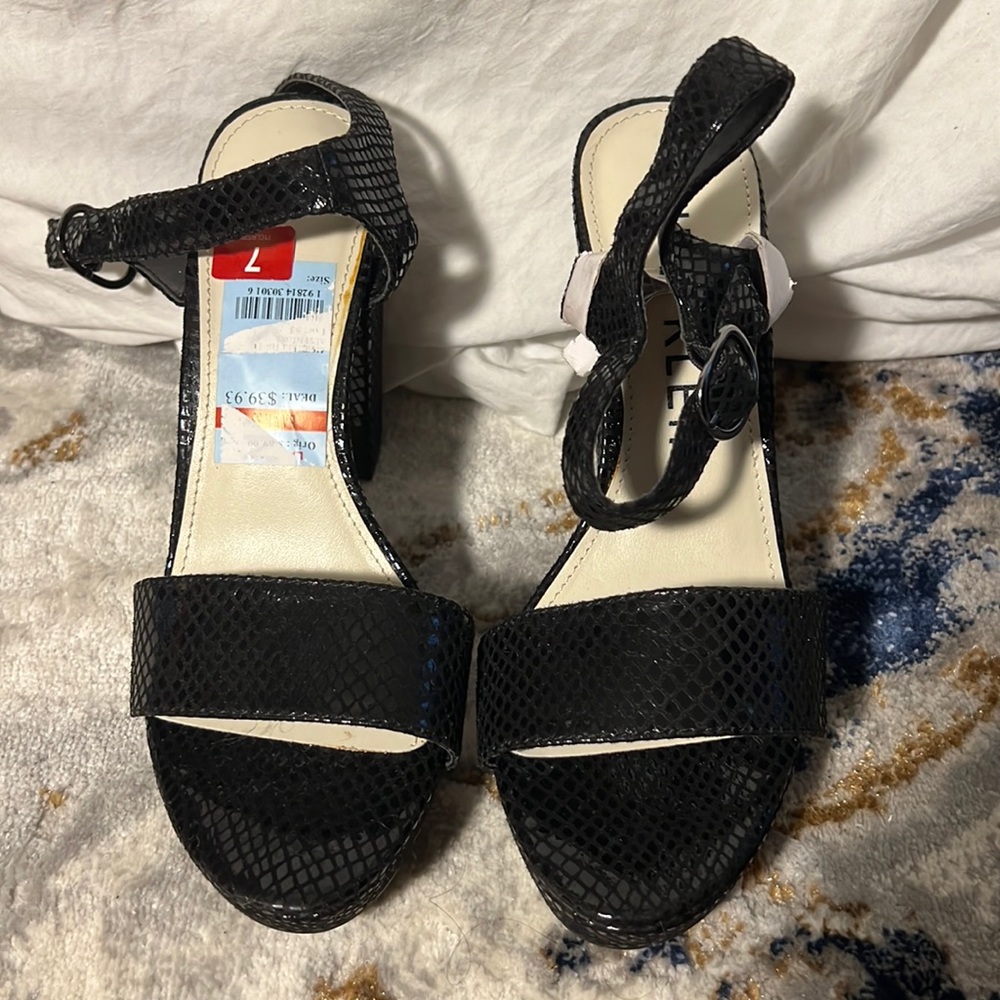ANNE KLEIN black heels